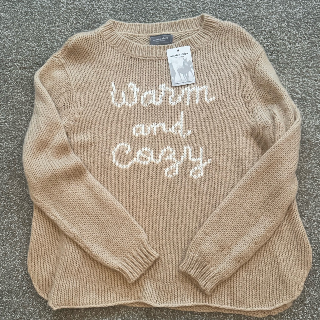 Wooden Ships Warm And Cozy Sweater S/M